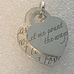 Tiffany & Co. “Let Me Count the Ways…” Two-heart Pendant with Clasp, in Silver